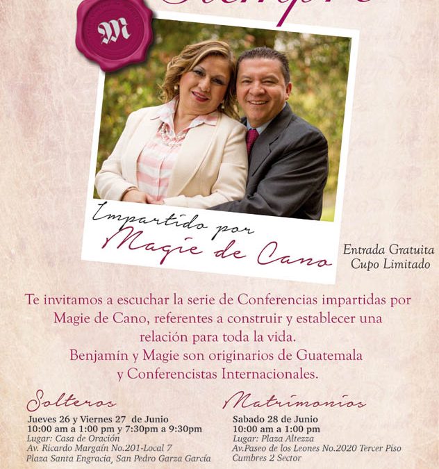 Mi compromiso es para Siempre con Benjamin y Magie de Cano